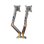 Napofix DM2230G Support Moniteur Double Bureau 13 à 32" VESA 75x75 à 100x100 Max 18Kg