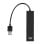Concentrador USB TnB HUB3RJ45 3 Puertos USB 2.0 Ethernet 10/100
