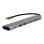 Hub USB-C TnB HUBALU8C iClick 8 en 1 HDMI 4K60 PD100W