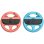 Pack 2 Volantes Subsonic SA5718 Joy-Con Nintendo Switch 2 Turquesa Rojo