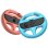 Pack 2 Volantes Subsonic SA5718 Joy-Con Nintendo Switch 2 Turquesa Rojo