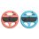 Pack 2 Volantes Subsonic SA5718 Joy-Con Nintendo Switch 2 Turquesa Rojo