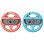 Pack 2 Volantes Subsonic SA5718 Joy-Con Nintendo Switch 2 Turquesa Rojo
