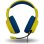 Auriculares Krom KRACK com cabo USB gaming som 7.1 RGB amarelo azul