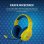 Auriculares Krom KRACK com cabo USB gaming som 7.1 RGB amarelo azul