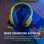 Auriculares Krom KRACK com cabo USB gaming som 7.1 RGB amarelo azul