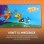Tappetino KROM Kraft XL Mikecrack 900x350 Blu