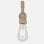 Hanglamp Lumit Soga 40W Bruin Touw Ø10 x 50-150 cm