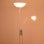 Lámpara de pie Lumit Milano Bel Air 40 W con luz de lectura blanca