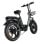 Bicicleta Eléctrica Baolujie Moto Chefe DZ-2030 500 W 48 V 16 Ah 40 km/h