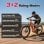 Velo electrique Hedatx Paselec GS9 48V 16Ah 8 vitesses Orange