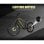 Bicicletta Elettrica Baolujie S9 750W Batteria 48V 14Ah 50km/h