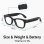 Autrucker Gafas Inteligentes Cámara integrada IA traductor y protección UV
