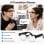 Autrucker Gafas Inteligentes Cámara Integrada IA Integrada Traductor