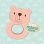Mordeur SES Creative Tiny Talents Oso Bo Caucho Natural Rose