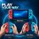 Manette sans fil Blossom Violet et Orange avec Bracelets pour Nintendo Switch