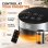 Chauffage Soufflant Blossom 2 en 1 1500W avec Ventilateur Noir