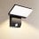 Aplique Exterior Jardim 36W IP65 Sensor Movimento Blossom Anthracite