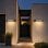 Wandleuchte Aussen Garten Blossom 36 W IP65 Drehbares Panel 350°