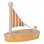 Voilier-jouet Eichhorn Sailing Boot bois flottant 2 pièces