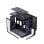 PC-Gehäuse Einarex SM300 RGB Micro-ATX Doppelkammer Gehärtetes Glas