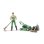 Figurine d'action BRUDER bworld Jardinier avec coupe-bordure et outils
