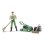 Figurine d'action BRUDER bworld Jardinier avec coupe-bordure et outils