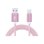 Cable de Carga INNOVA USB-A a USB-C 1 m 1,5 A Rosa