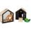 Ensemble Clapier SMALL FOOT Lapin Peluche et Accessoires Bois