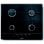 Placa de fogao a gas Glem GT64BK Integrada 60 cm 4 queimadores