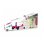 Patinete infantil Jamara KickLight de 3 ruedas luminosas, plegable, negro y rosa