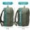 Mochila de cabina RAYKONG 40x30x20 cm 24 L impermeable portátil 16" verde