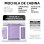 Mochila Raykong Cabina 40x30x20 cm 24L Impermeable Morado