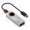 Amplificador DAC Fosi Audio DS3 220mW 4.4mm/3.5mm USB UAC 2.0 Áudio 7.1
