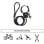 Antivol vélo Master Lock Street Cuff câble 1 m 8 mm à clé