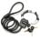 Antivol vélo Master Lock Street Cuff câble 1 m 8 mm à clé