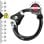 Cable Antirrobo Master Lock Python Ajustable 1,8 m Acero Negro