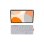 Tastiera Logitech Flip Folio AZERTY Bluetooth Grigio Chiaro per iPad 11"
