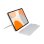 Tastiera Logitech Flip Folio AZERTY Bluetooth Grigio Chiaro per iPad 11"