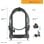 Candado en U Yale de Acero con Cavo y Certificación Silver Secure 230 x 115 x 13 mm