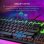 Teclado Turtle Beach Vulcan II Max Óptico Mecânico AZERTY RGB Preto