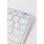 Teclado Bluestork Mini Mac de Membrana TKL Bluetooth Blanco Francés