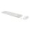 Tastiera HP 650 a membrana completa con mouse wireless bianco AZERTY francese