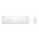 Tastiera HP 650 a membrana completa con mouse wireless bianco AZERTY francese