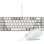 Clavier The G-lab Hydrogen Combo AZERTY avec Souris Câblée Blanc/Gris