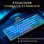 Clavier The G-lab Hydrogen Combo AZERTY avec Souris Câblée Blanc/Gris