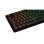 Teclado The G-lab KEYZ PLATI TKL mecanico perfil baixo RGB preto