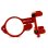 eWheel G81 Suporte de telemovel para guiador vermelho Cto142