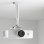 Chief KITEP030045 Support Plafond Projecteur Télescopique 30-45 cm Max 13,6 kg