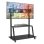 Techly ICA-TR30 Mobiele TV-stand 55 tot 100" VESA 1200x600 Max 140Kg